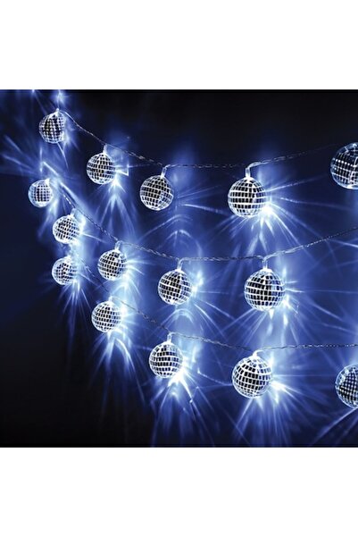 OEM Decorative garland with 10 LED disco balls 4cm - 150cm