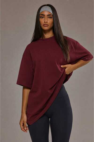 ZAVIXO -Women's Oversize Dobermann Printed T-Shirt Minimal 100% Cotton Comfor...