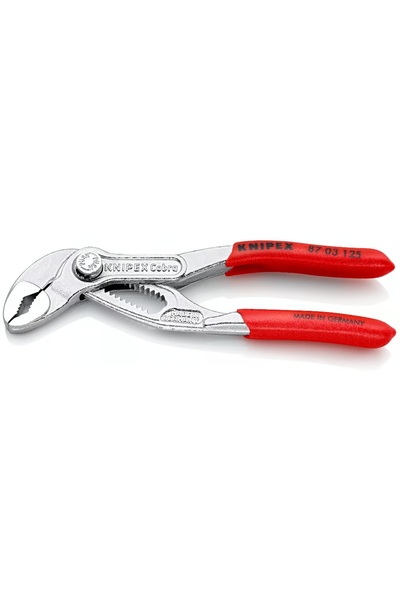 Knipex 87 03 125, γκαζοτανάλια Cobra επιχρωμιωμένη, 125mm