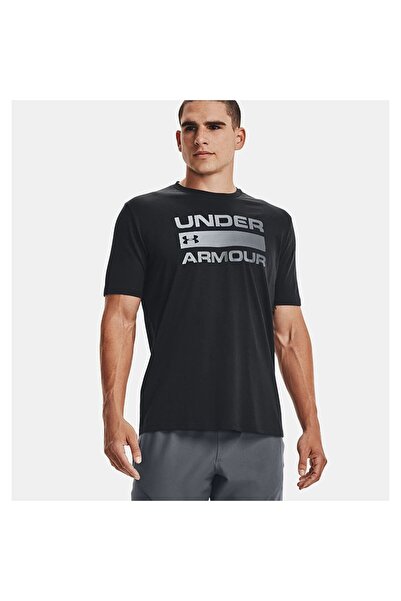 Under Armour تي شيرت رجالي أسود من Black Team Issue Wordmark
