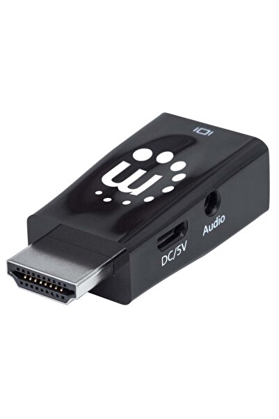 MANHATTAN adapt√©r HDMI na VGA, Micro Converter, HDMI Male na VGA Female, aud...