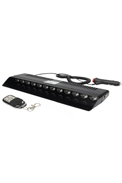Universal KUMANADALI S12 Çakar Vantuzlu Çakmaklık Girişli 12 Ledli Kırmızı-be...