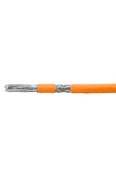 EQUIP Instal.Kab Cat7 Simplx S/FTP 4P23 200.00m orange LSZH