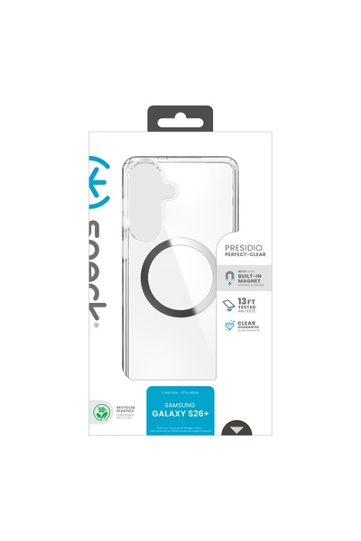 Speck Presidio Perfect-Clear Magnet - Husă Samsung Galaxy S26+ MagSafe (Trans...