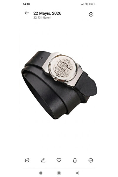 targay Cowboy Buckle Jeans Belt with Lighter