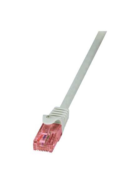 LogiLink Cablu patch Cat.6 U/UTP BC gri, 5,00m PrimeLine