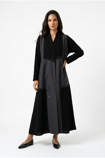 DAR ALSALAAM New Abaya with Embroidery Work All over Suitable for All Seasons