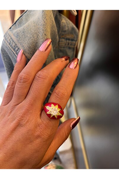 gozdeasutayaccessory Fuchsia Stone Ring
