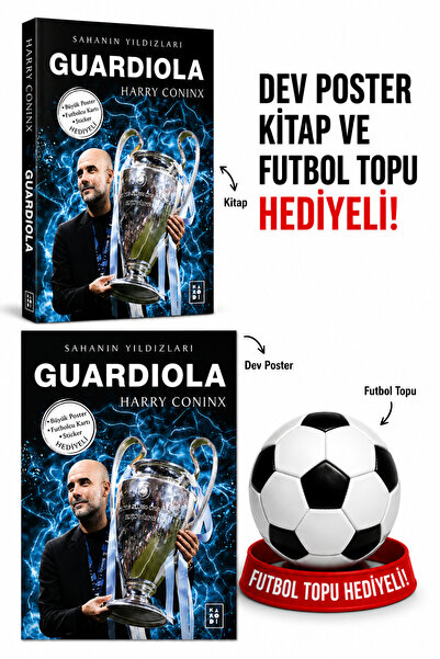 Parodi Yayınları Guardiola Teknik Direktör Özel Kitabı Futbol Topu Hediyeli
