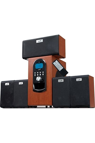 GENIUS repro SW-HF 5.1 6000 Ver. II/ 5.1/ 200W/ D≈ôevƒõn√ © / D√ ° lkov√Ω ovl...