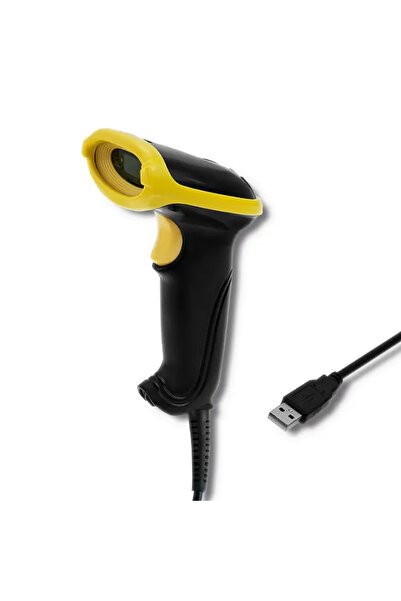 Qoltec 50860 Cititor laser de coduri de bare 1D USB
