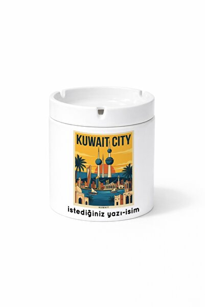 Kirbi Reklam هدية منفضة سجائر مطبوعة على الوجهين من Kuwait City - مدينة الكويت