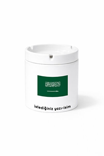 Kirbi Reklam Country Sa Saudi Arabia Saudi Arabia Flag Flag Printed Ashtray A...