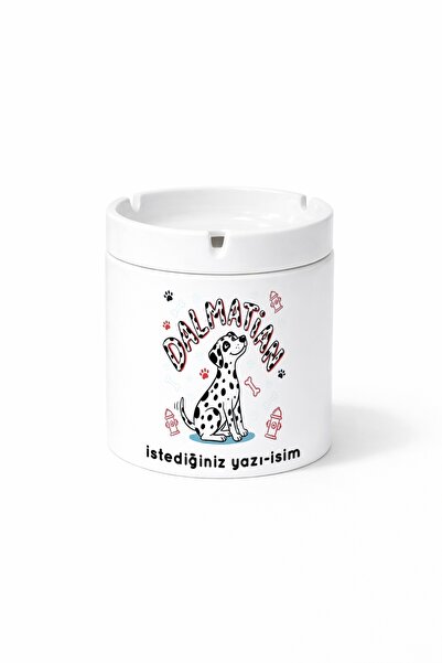 Kirbi Reklam Animal Dalmatian Dalmatian Dog Double Sided Printed Ash Tray Ash...