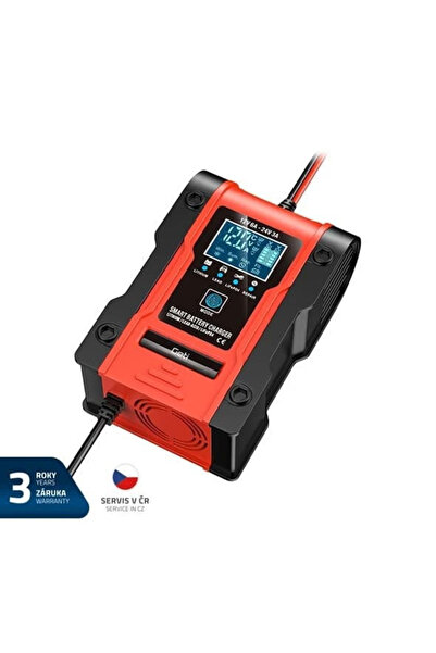 Geti Έξυπνος φορτιστής μπαταρίας 6Ah-120Ah LiFePO4 12V-24V (GCA002)