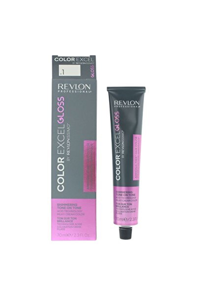 Revlon Color Excel Gloss, Fără amoniac, Vopsea de păr permanentă, .1 Anti-Roș...