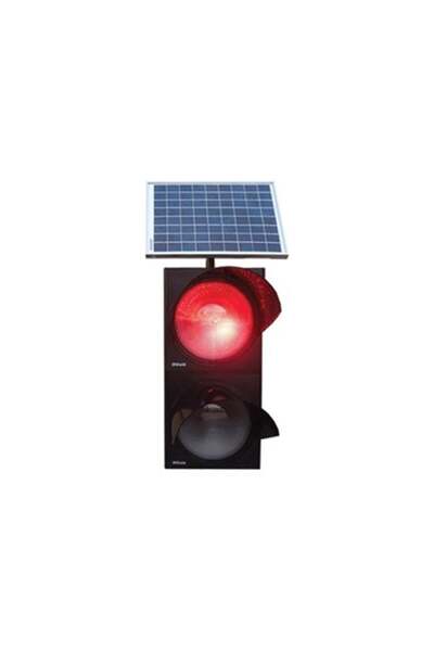 Hayat Trafik İkili Güneş Enerjili Flaşör, Solar Çakar Lamba 300 mm
