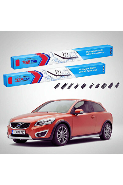 TEAMCAR Υαλοκαθαριστήρες Volvo C30 2010-2013 |   Εμπρόσθιο Σετ Επίπεδων Εξαρτ...
