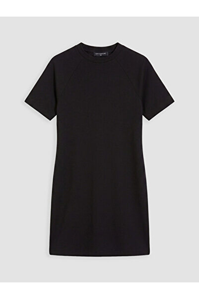 LC Waikiki Timeless Clothing & Timeless Choices Zero Roba Collar Mini Dress