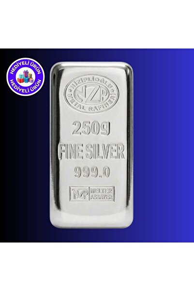 NZP Gold Nizip 250 gr Külçe Gümüş