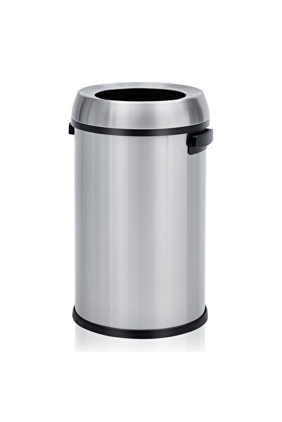 Garvee Commercial Trash Can with Stainless Steel Trash Can - 65L Capacity, St...