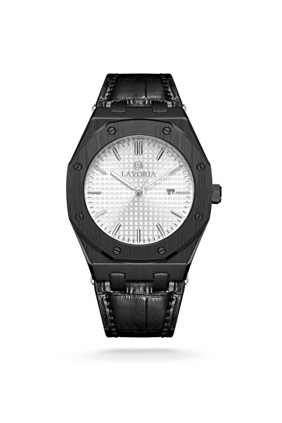 LAVORIA Lafuria Men's Watch Leather Elegance - the Ideal Choice for the Moder...