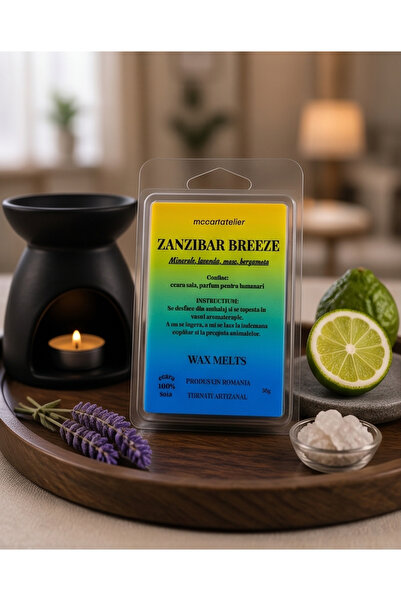 OEM WAX MELTS, scented wax, ZANZIBAR BREEZE, minerals, lavender, musk, bergam...