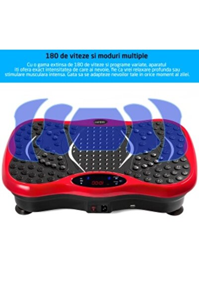 Generic Brand Aparat vibromasaj, GF1000, platforma vibratii cu 2 benzi de rezistenta fitness