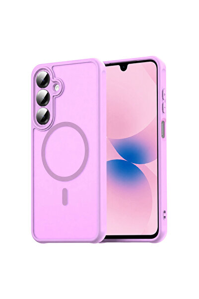 Techsuit Case for Samsung Galaxy A27 5G, HaloFrost II MagSafe, shockproof, pink