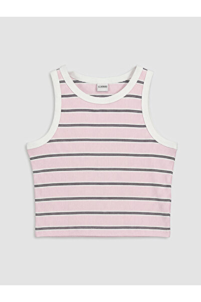 LC Waikiki Crew Neck Striped Girls' Tank Top