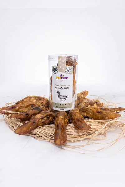 Pet Chef Füme Kurutulmuş Ördek Kafası (160 Gr)
