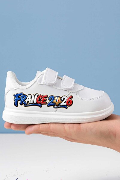 amazoondesing France Sportsman Printed Children's Sports Shoes Sneaker