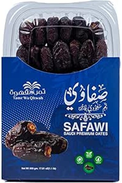 Tamr Wa Qhwah Safawi Saudi Dates No Preservatives Healthy 500g