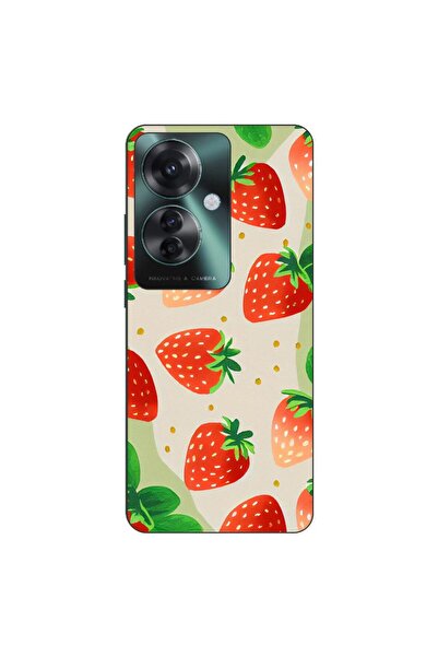 OEM Husa compatibila cu Oppo Reno11 F 5G Silicon Gel Tpu Model Capsuni Pattern