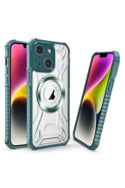 sscase CD Texture Magsafe Σκληρή Θήκη Dark Green (Apple iPhone 15 Plus)