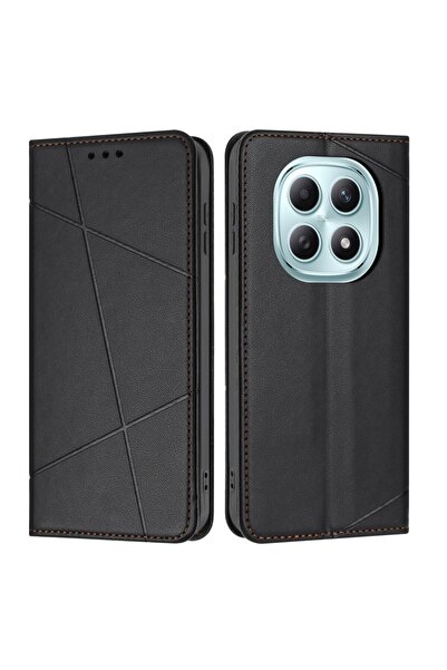 sscase Straight Lines Θήκη Βιβλίο Black (Xiaomi Redmi Note 15 4G)