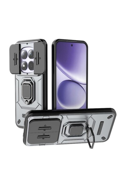 sscase Sliding Camshield Σκληρή Θήκη με Δαχτυλίδι Grey (Xiaomi Redmi Note 15 ...