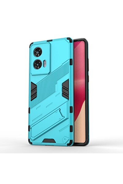 sscase Punk Armor Σκληρή Θήκη με Στήριγμα Baby Blue (Motorola Edge 50 Fusion 5G)