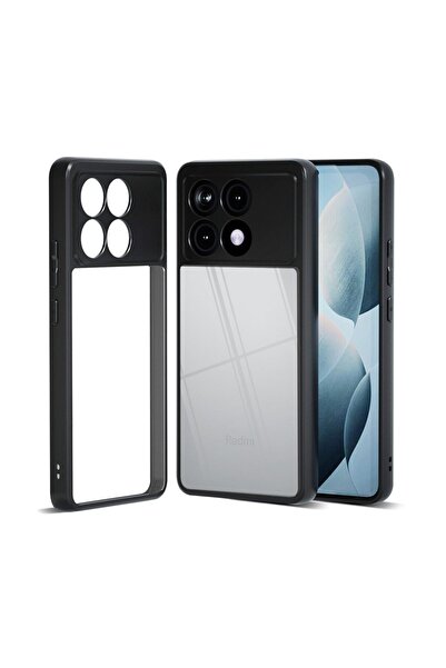 sscase Color Frame Σκληρή Θήκη Transparent Black (Xiaomi Poco X6 Pro 5G)
