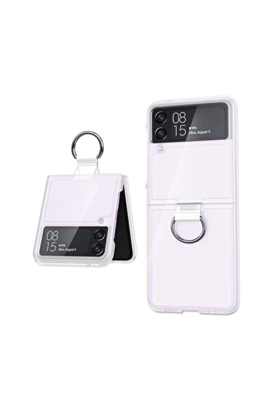 sscase PC + PVC Ring Σκληρή θήκη με Δαχτυλίδι White Background Frosted (Samsu...