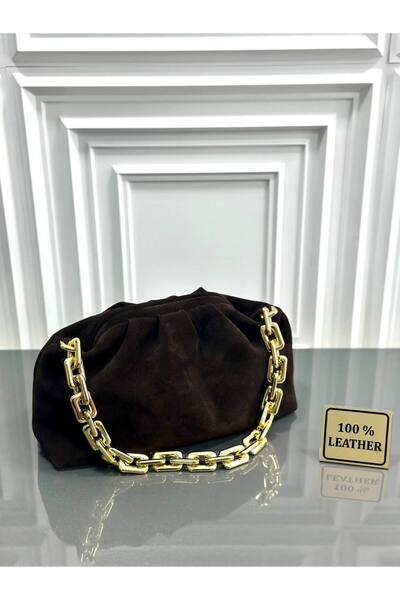 My Easy Shop Geantă de damă MesBag Geantă din piele intoarsă autentică cu cur...
