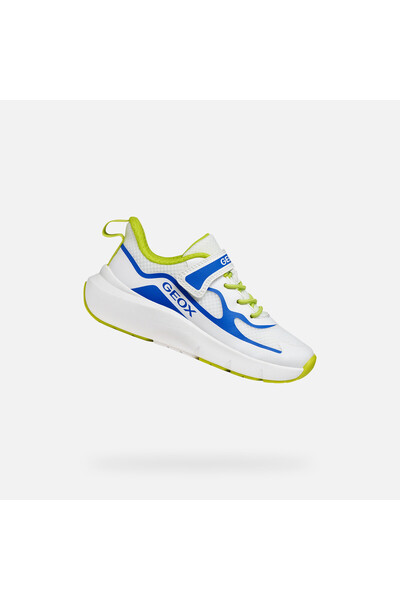 Geox Adidași albi pentru băieți Pro-Ran