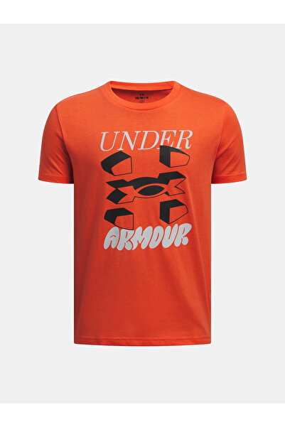 Under Armour Tricou de băieți UA B SPLIT BIG LOGO SS
