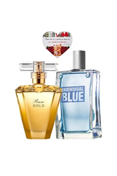 AVON Rare Gold + Individual Blue + Magnetic Heart Set