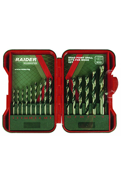 Raider Power Tools Set burghie pentru lemn ø3-10mm 15pcs