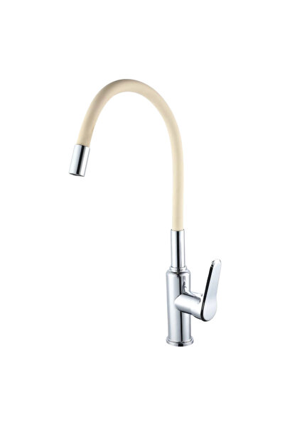 Casa Stile Baterie de Bucatarie tip Lebada Silicon Crem