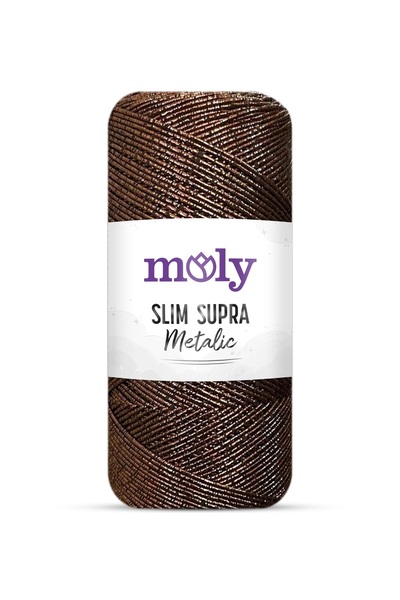 Moly Slim Supra Metallic | Col. No: 1006 | İnce Metalik İplik 200 gr