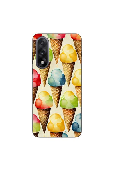 OEM Калъф, съвместим с OnePlus Nord 5, силиконов гел TPU модел с десен на сла...