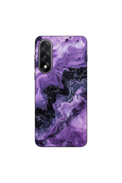 OEM Husa compatibila cu OnePlus Nord 5 Silicon Gel Tpu Model Abstract Purple ...