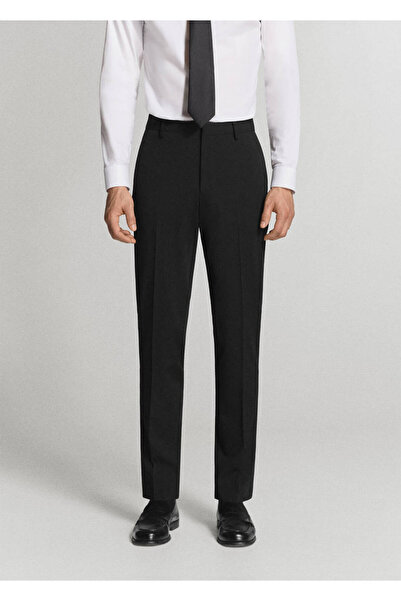 MANGO Man Süper slim fit streç kumaştan kumaş pantolon